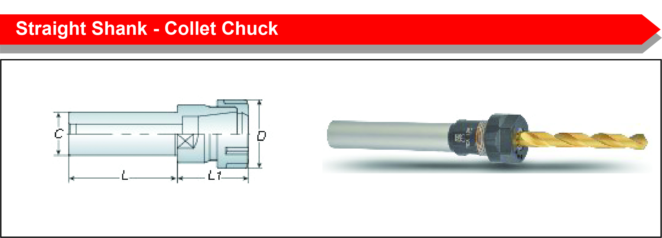 Straight Shank - Collet Chuck