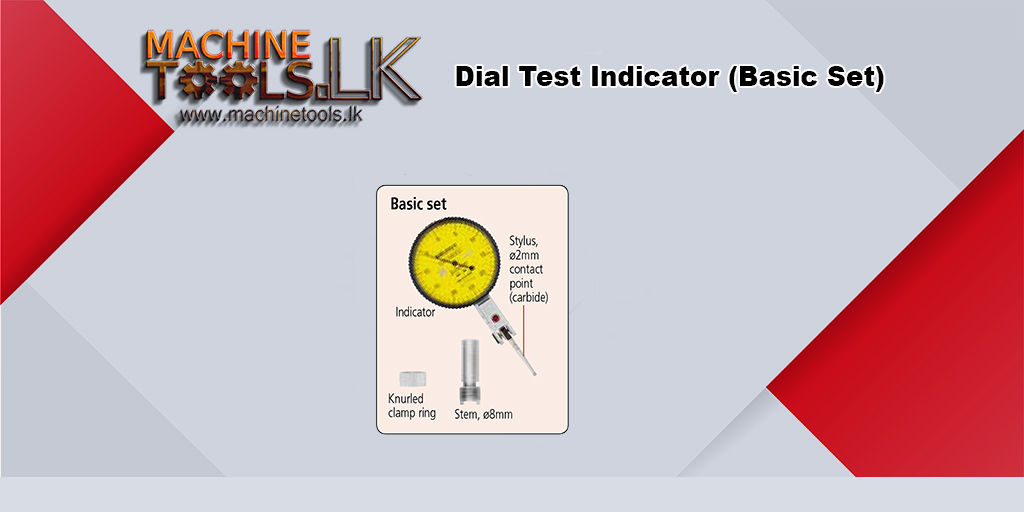 Dial Test Indicator 0.8mm/0.01mm Basic Set Mitutoyo-513-404-10E