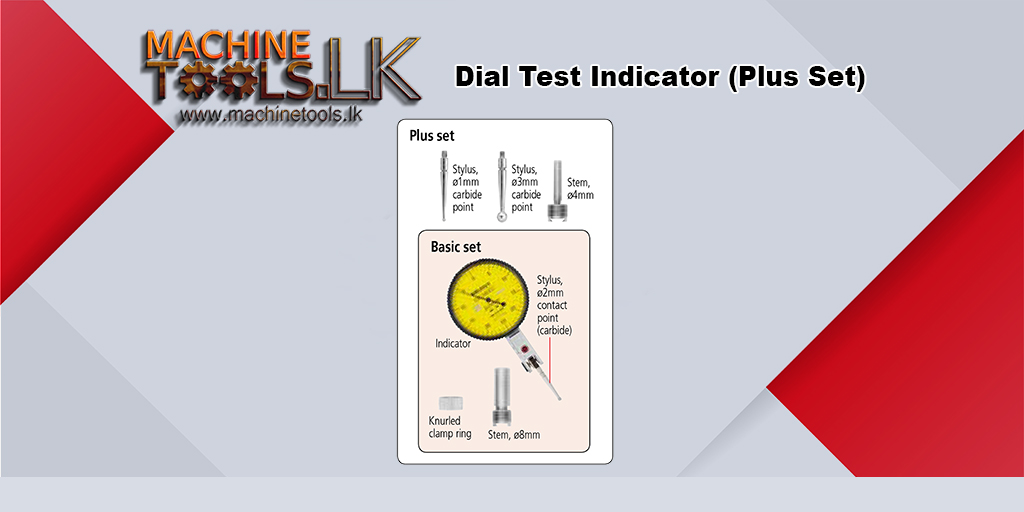 Dial Test Indicator 0.8mm/0.01mm Plus Set Mitutoyo-513-404-10A