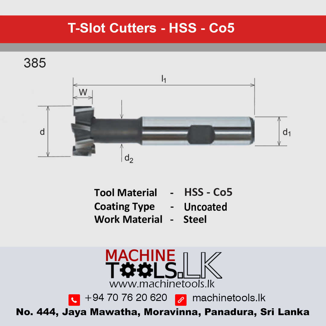 T-Slot Cutters 16.0 mm HSS-Co